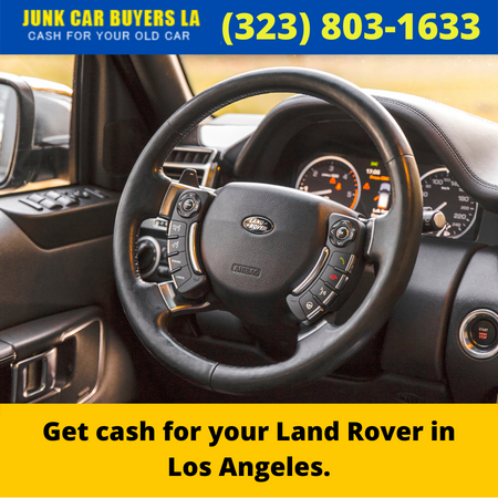 Get cash for your Land Rover in Los Angeles.