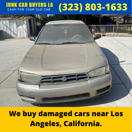 We buy damaged cars near Los Angeles, California.