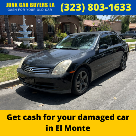 Get cash for your damaged car in El Monte